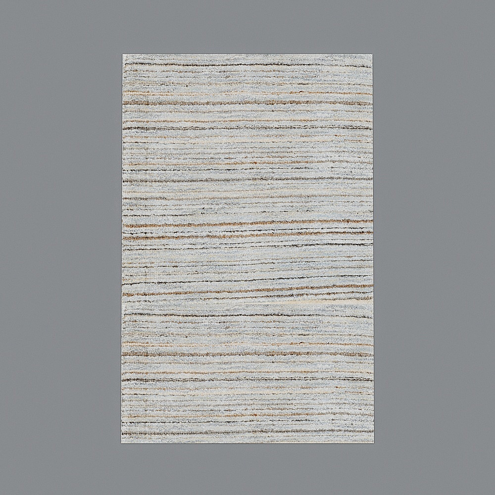 Striped Carpet 3D model for Creative Projects