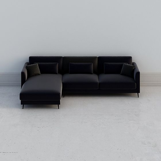 Urban Comfort 3D model Sofa for Modern Spaces