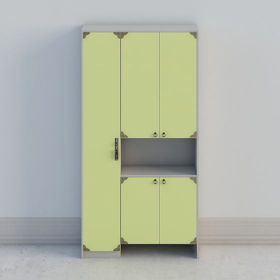 Minimalist Storage Cabinet 3D model