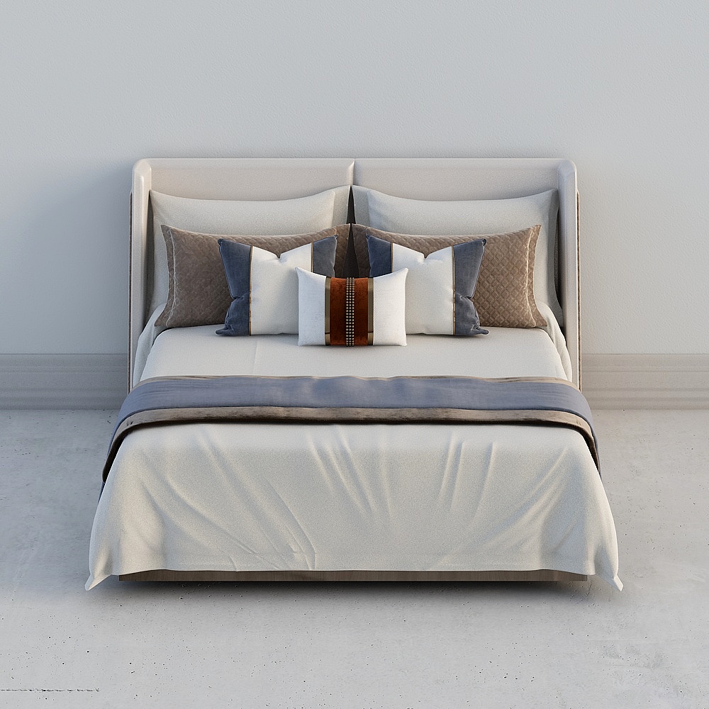 Urban Elegance Bed 3D model