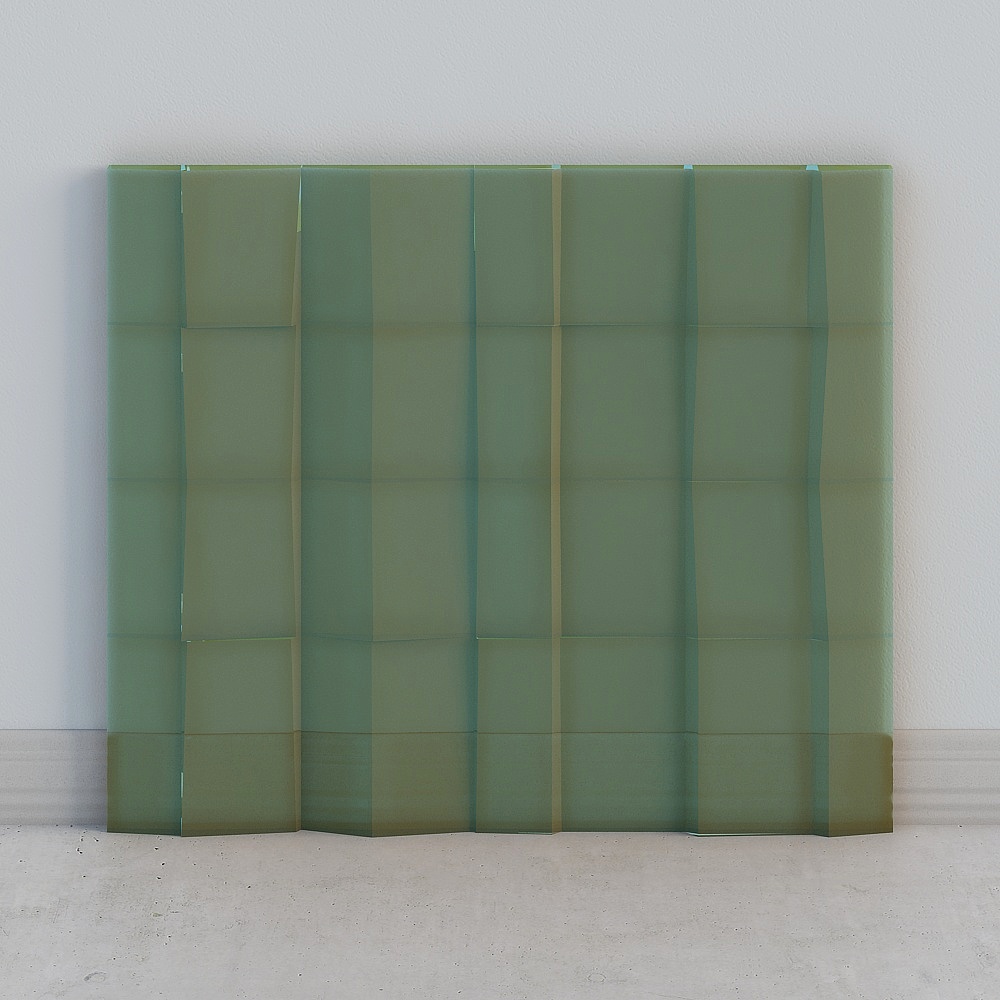Glass background wall