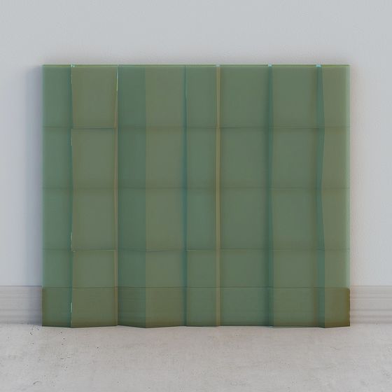 Modern Glass Curtain Wall 3D model