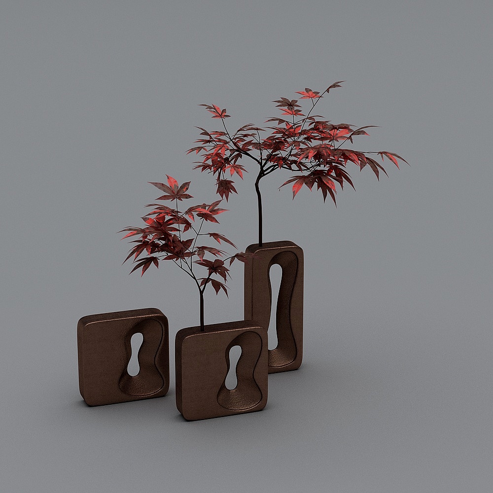 The new Chinese hanging flower ornament 3d model ID_1011968