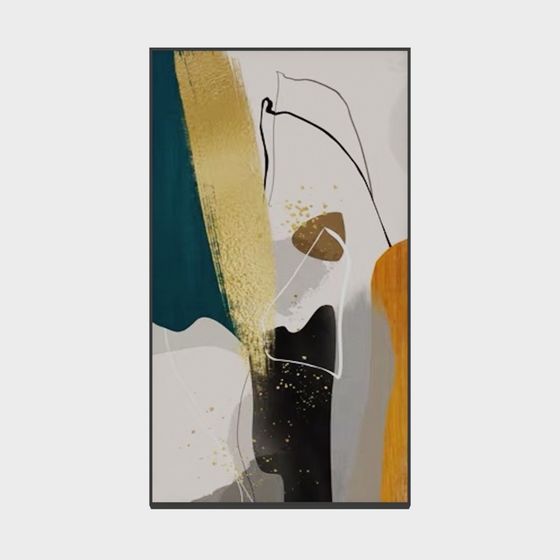 Roshan - Vent moderne - Peinture décorative Hyunguan - Orange magique de Ming Jin