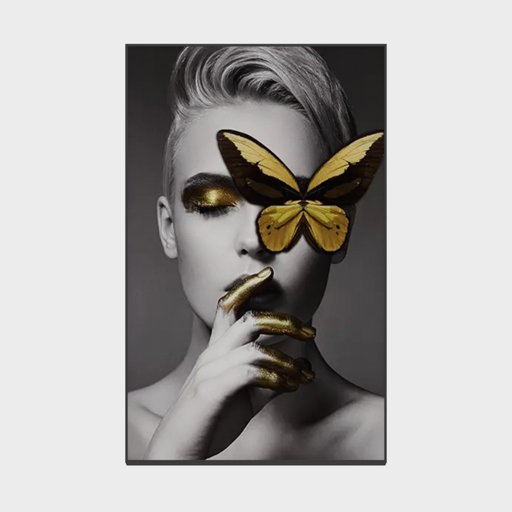 Roshan - Modern Wind - Living Room Bedroom Hyunguan Decorative Painting - Light luxury beauty hanging painting