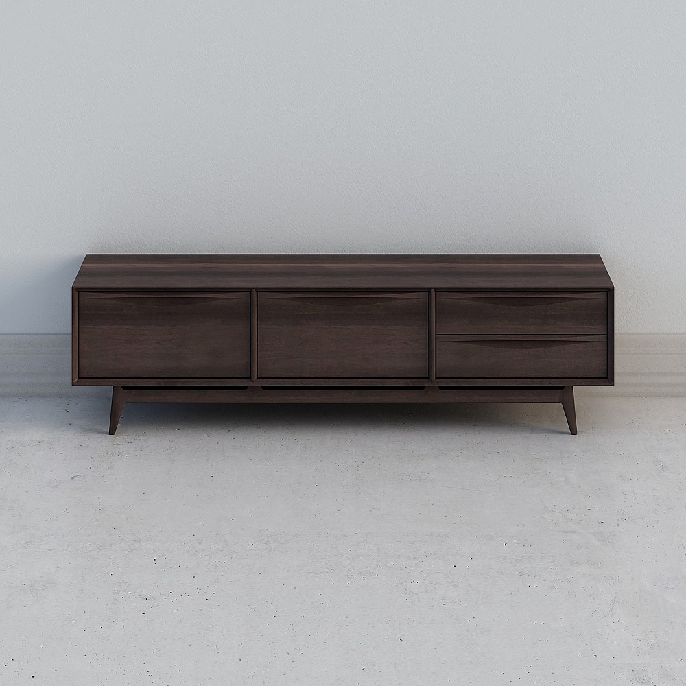 U05TV TV Cabinet-Smoke