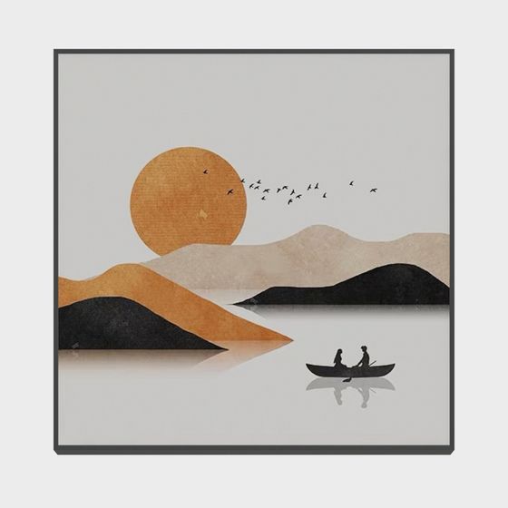 Tranquil Lakeside 3D Model