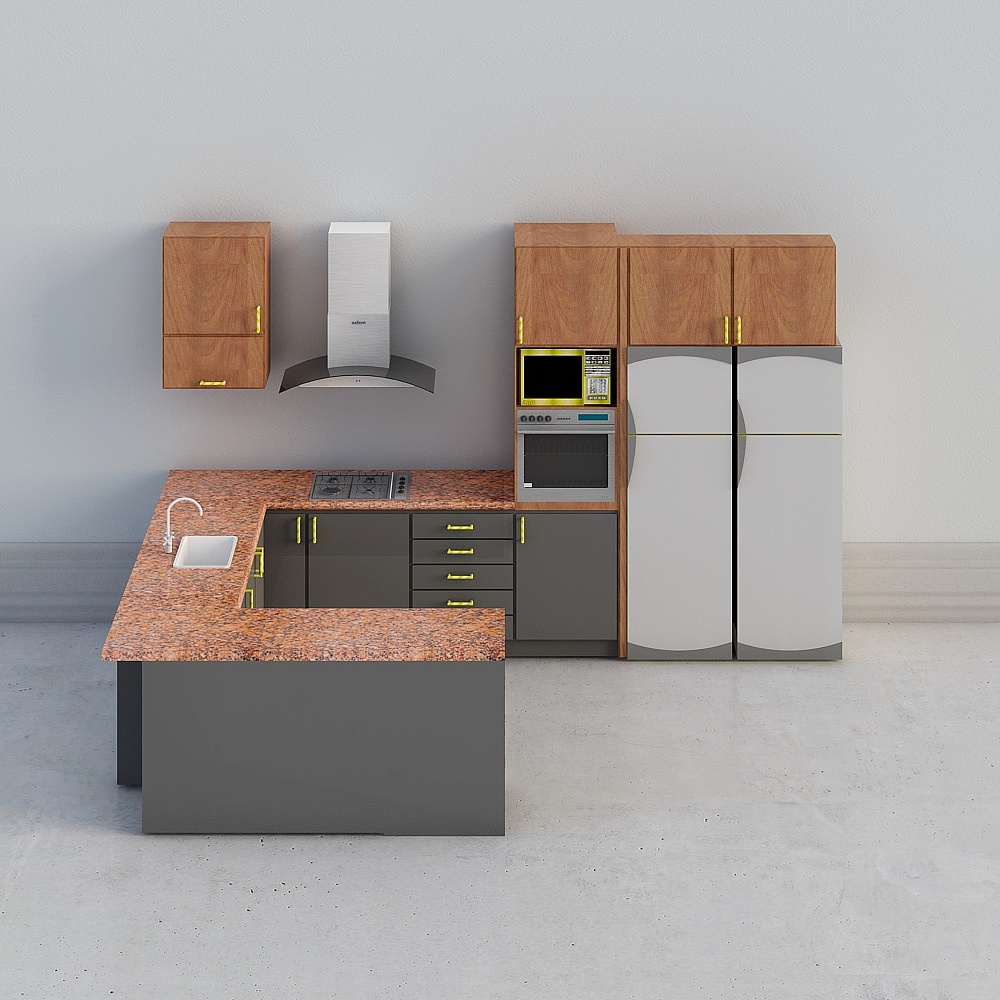 Volumetria - Casa RP - Cocina.skp