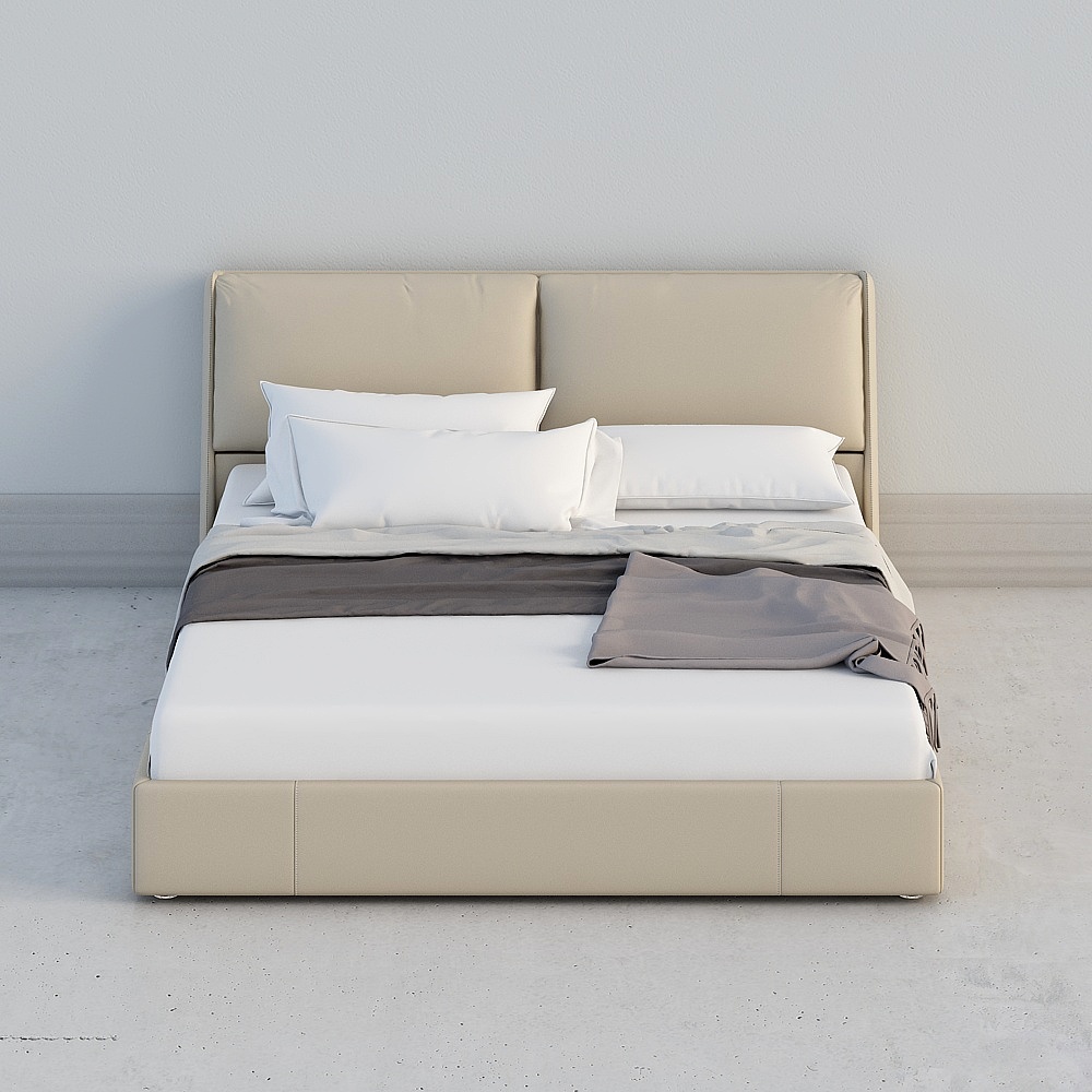 Huasong-Italian minimalist bed 663-79