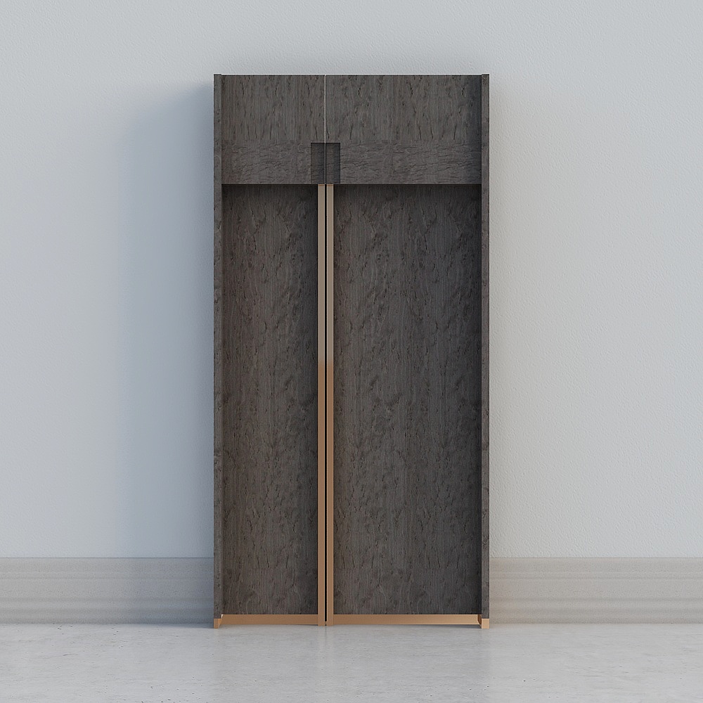 modern dark grey door