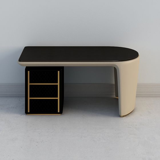 Art Deco Desk 3D model