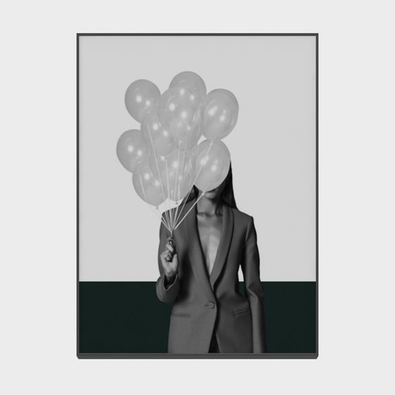 Balloon Girl 3D model - A Creative Inspiration