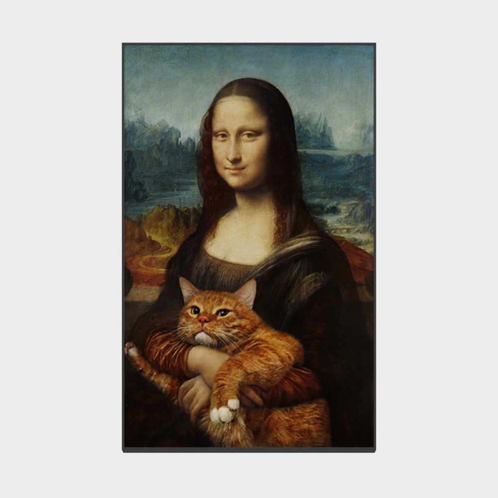 โรชาน - สไตล์โมเดิร์น - ห้องนั่งเล่น ห้องนอน ภาพวาดตกแต่ง - โมนาลิซ่า