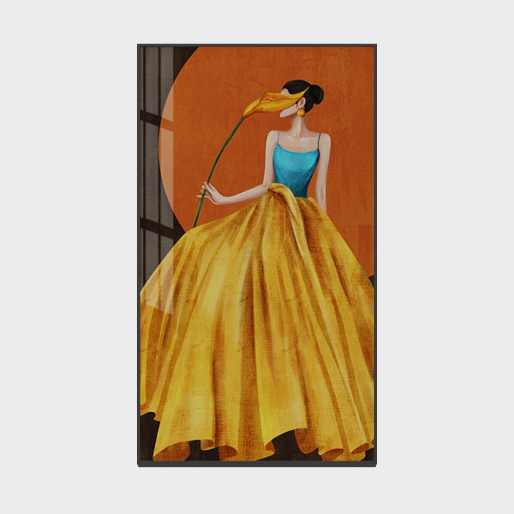 Roshan - Vent Moderne - Salon Chambre Hyun-Adornment Peinture - Élégance Féminine