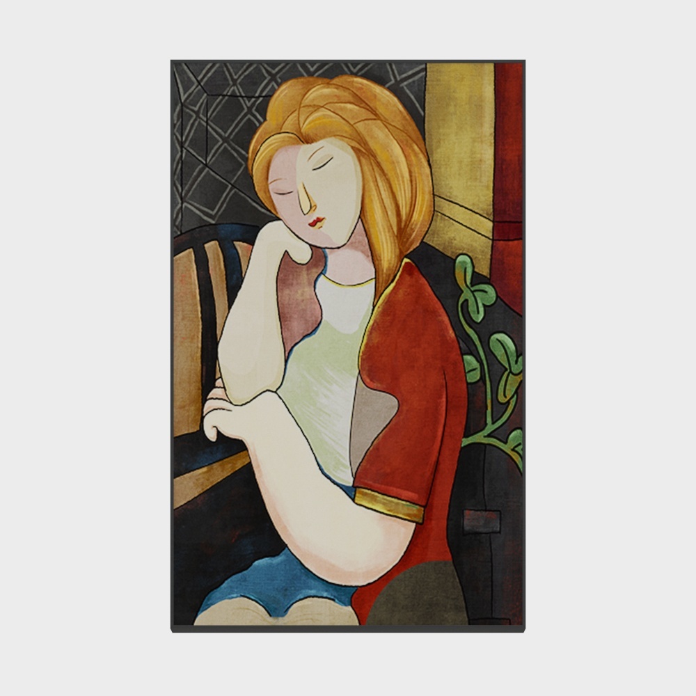 Serene Afternoon Girl 3D model