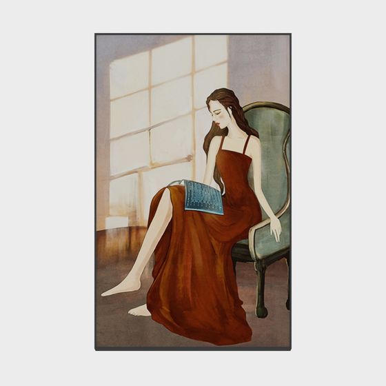 Morning Reader 3D model