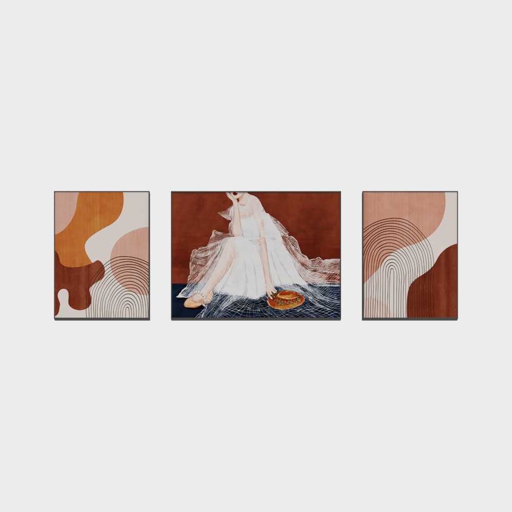 Abstract Dancer 3D Model - Low Poly High Detail