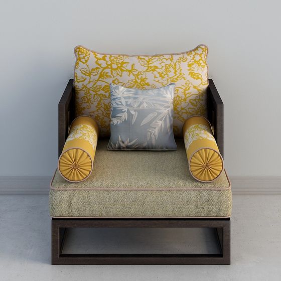 Cozy Retreat 3D model Sofa Chair