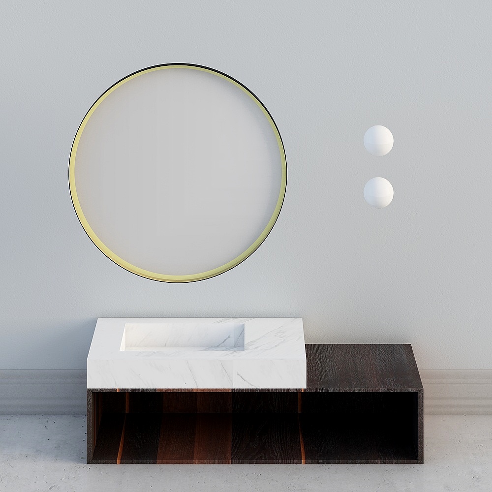 Armoire de salle de bains combinée