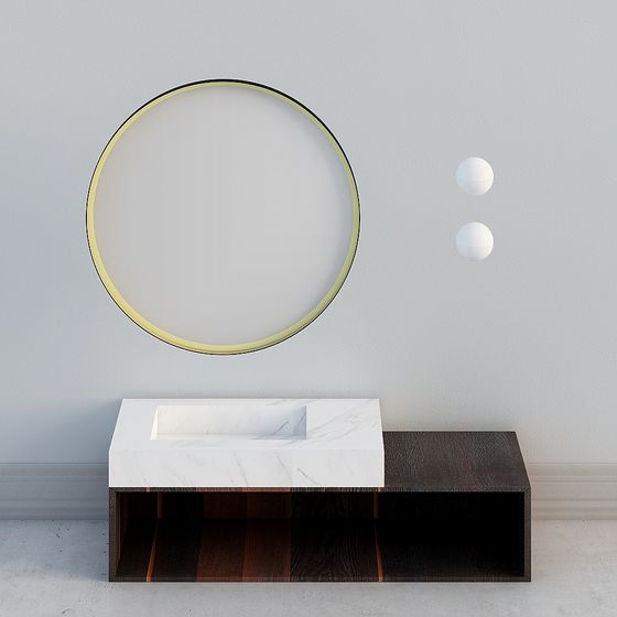 Armoire de salle de bains combinée