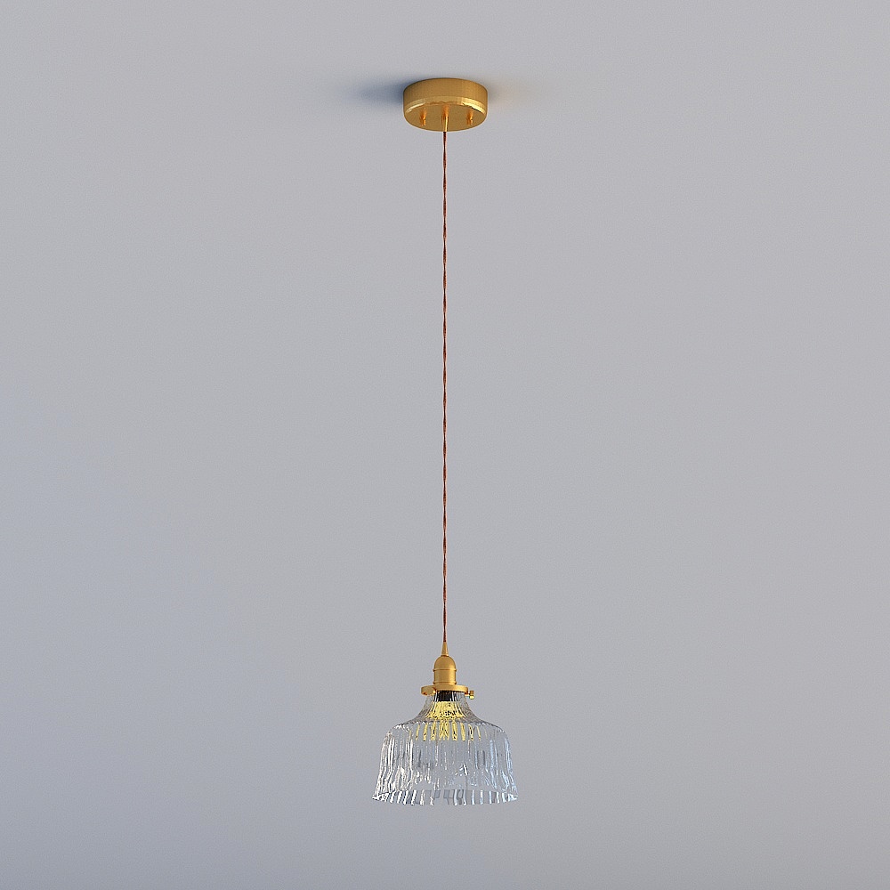 (Lower shelf) West morning WESTMORNING West morning Japanese retro chinese style glass chandeliers, Nordic minimalist restaurant bar Xuanguan balcony chandeliers