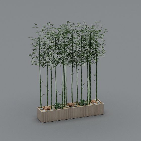 Bamboo Grove 3D Model for Serene Designs
