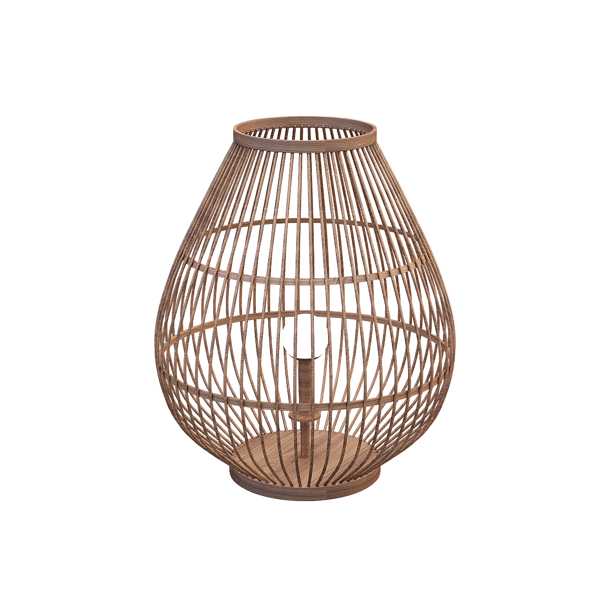 Unique Low-Polygon Lighting 3D Model – Wooden Lamp Design