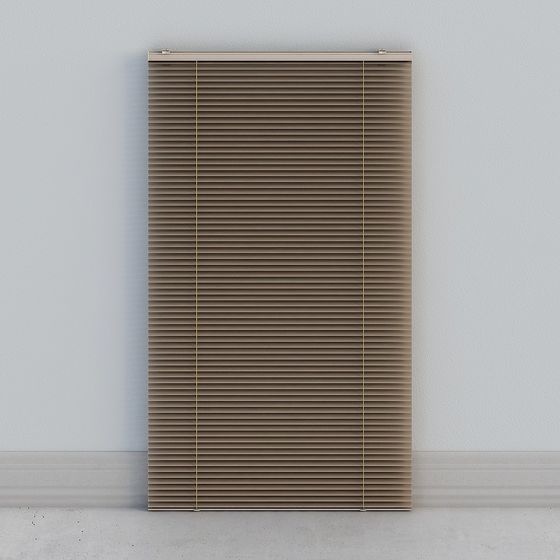 Elegant Low-Polygon Shutter 3D model for Creative Spaces