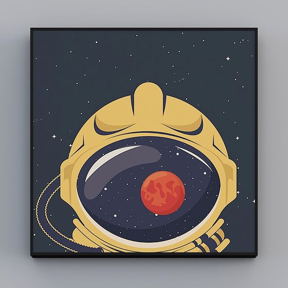 Space Explorer 3D model for Creative Projects