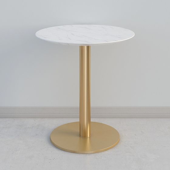 Elegant Round Table 3D model for Modern Interiors