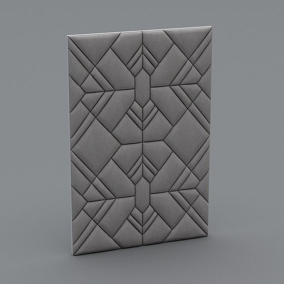 Origami Art Wall 3D model