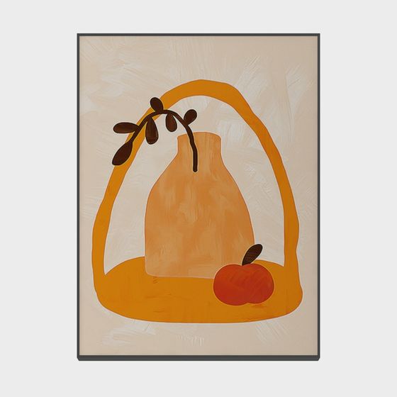 Autumn Vibes Fruit Basket 3D model