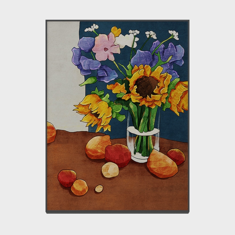 Roshan - Modern Wind - Living Room Bedroom Hyunguan Decorative Painting - Flowers Blooming Years