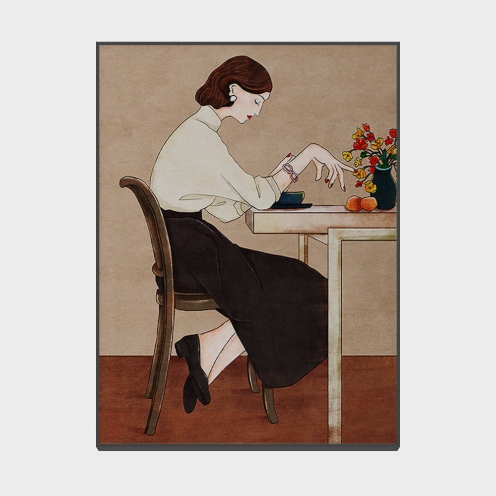 Roshan - Modern Wind - Living Room Bedroom Hyunguan Decorative Painting - Flowers Blooming Years