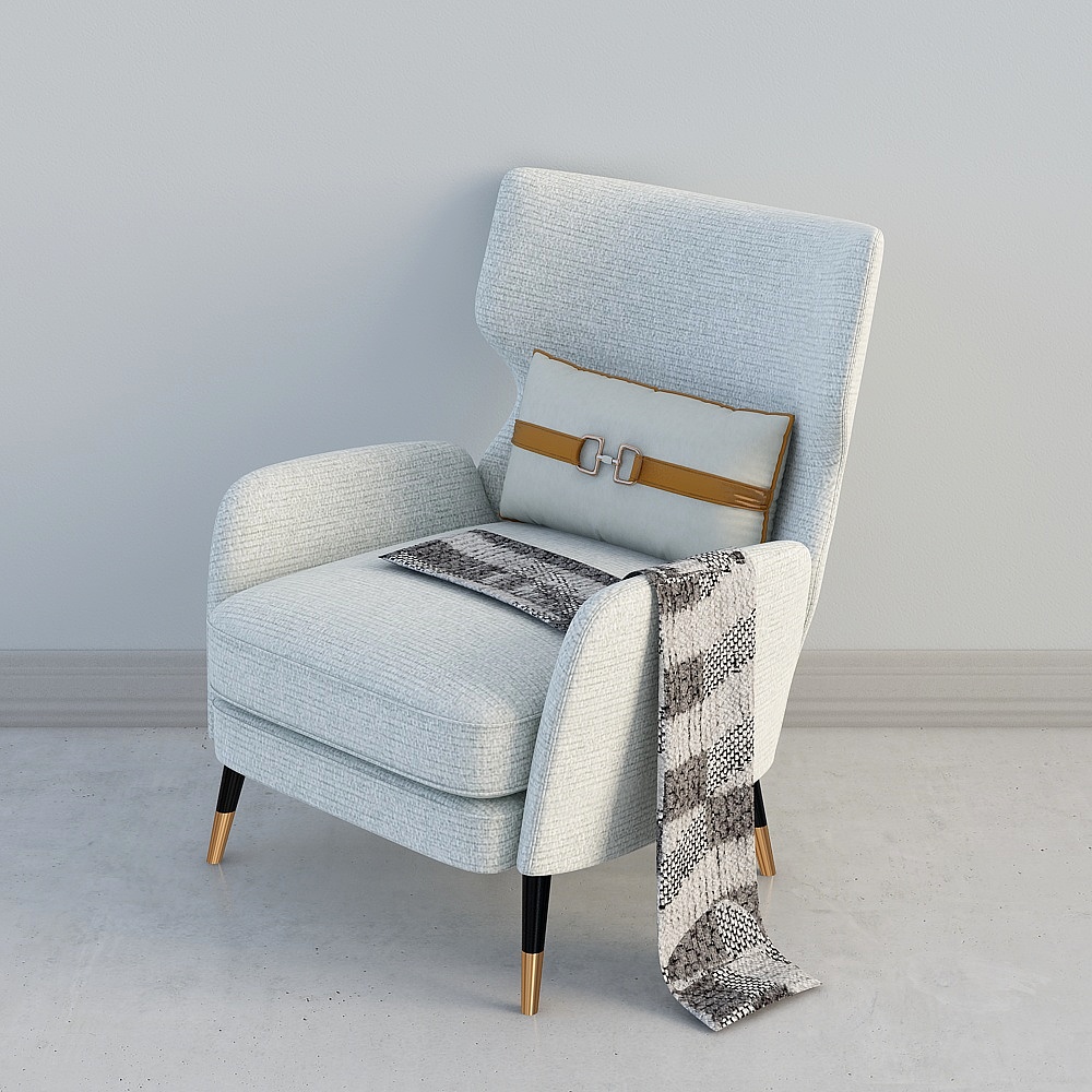 MasaSanty/Massa Saint-Modern Light Luxury Sub-Single Sofa (Modern City Series)