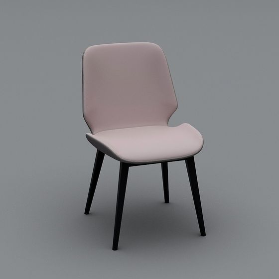 Modern Low-Polygon Armchair 3D model