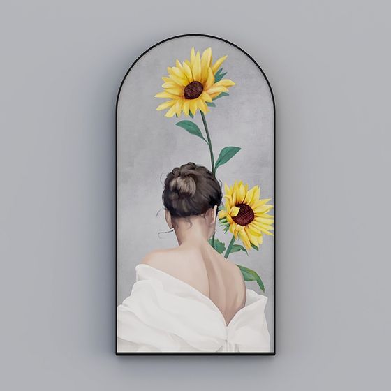 Sunflower Love 3D model