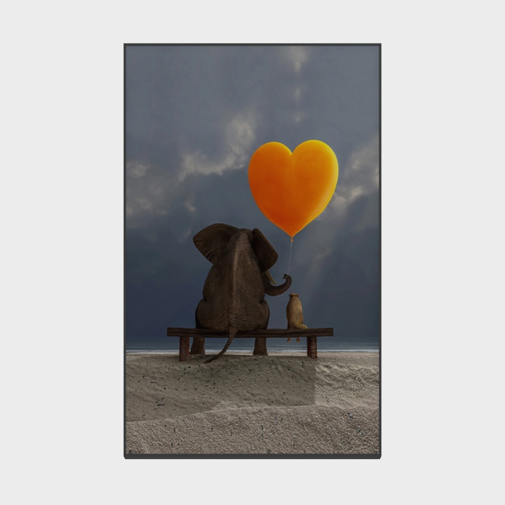 Roshan - Modern Wind - Living Room Xuanguan Decorative Painting - Long Love Companion