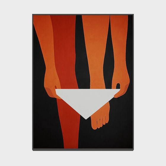 Abstract Human 3D Model in Low-Poly Style