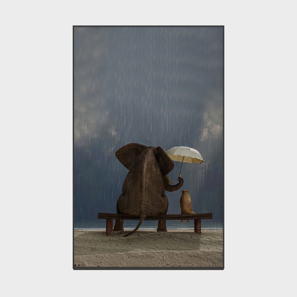 Roshan - Modern Wind - Living Room Xuanguan Decorative Painting - Long Love Companion