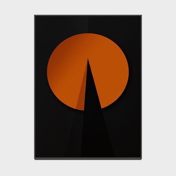 Sunset Silhouette 3D model