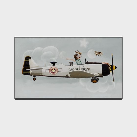 Dreamy Good Night Plane 3D model