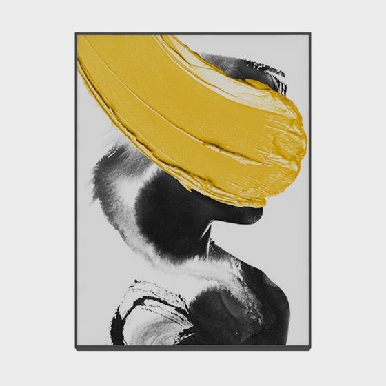 Abstract Female Silhouette 3D model for Artistic Designs