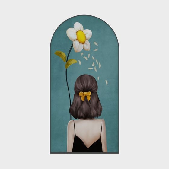 Whispering Blossoms Girl 3D Model