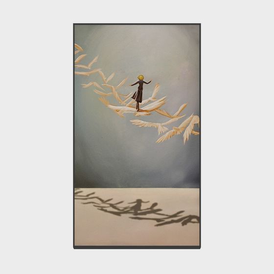 Flying Dreams 3D model - A Whimsical Inspiration