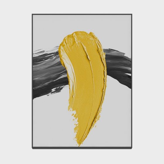 Abstract Brush Stroke 3D model for Creative Projects