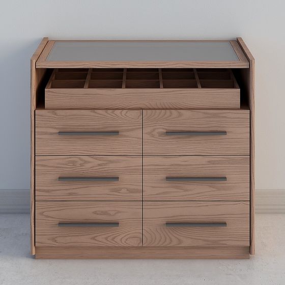 Urban Window Storage Cabinet 3D model