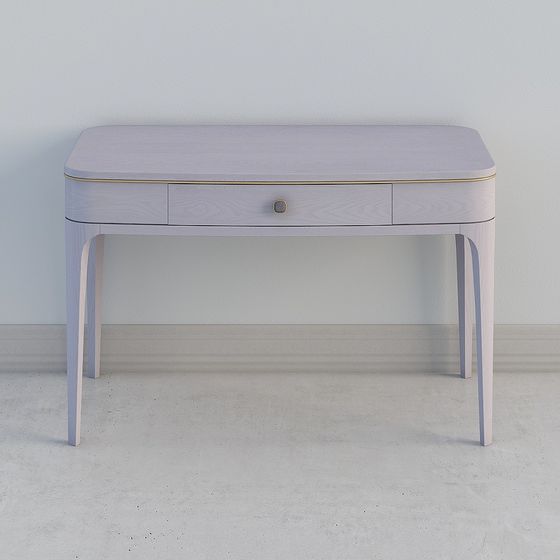 Elegant Low-Polygon Desk 3D model