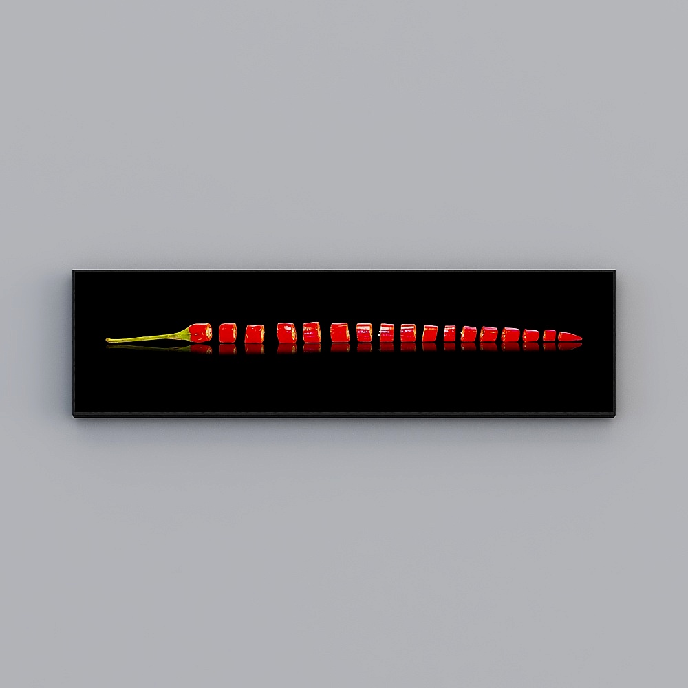 Courtesy Full House With Painting - Kitchen Commercial Space - Single Painting - Banner Pepper