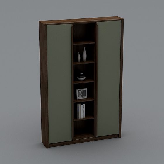 Stylish Bookshelf 3D model for Modern Interiors